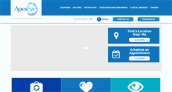 Desktop Screenshot of apexeye.com